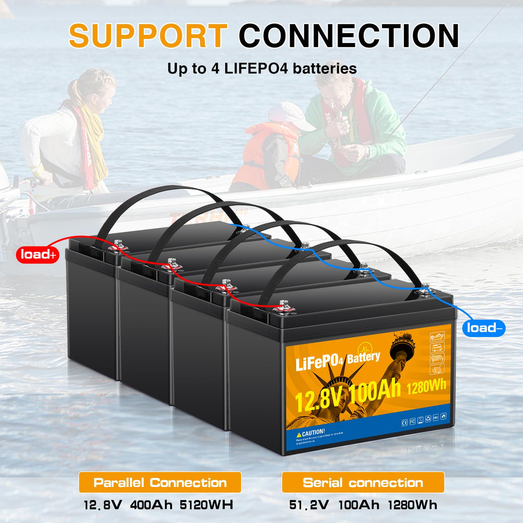 12.8V 100Ah LiFePO4 Lithium Battery K34237