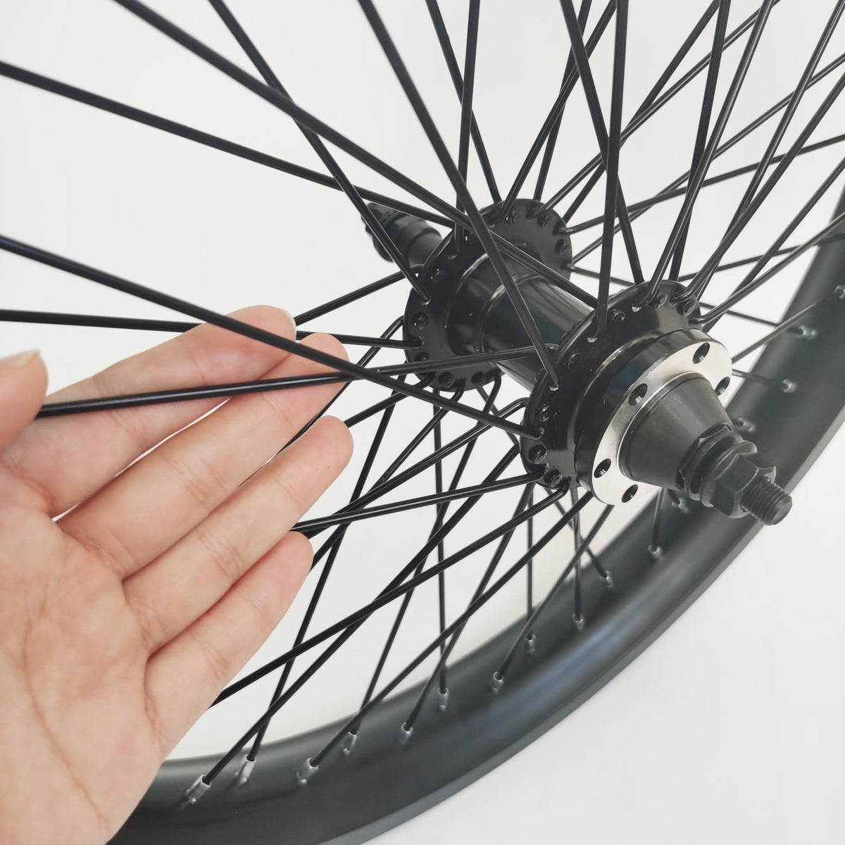 20" 26" Heavy Duty Bicycle Rear Wheel Rim 48 Spokes Aluminum Alloy Disc Brake A2599