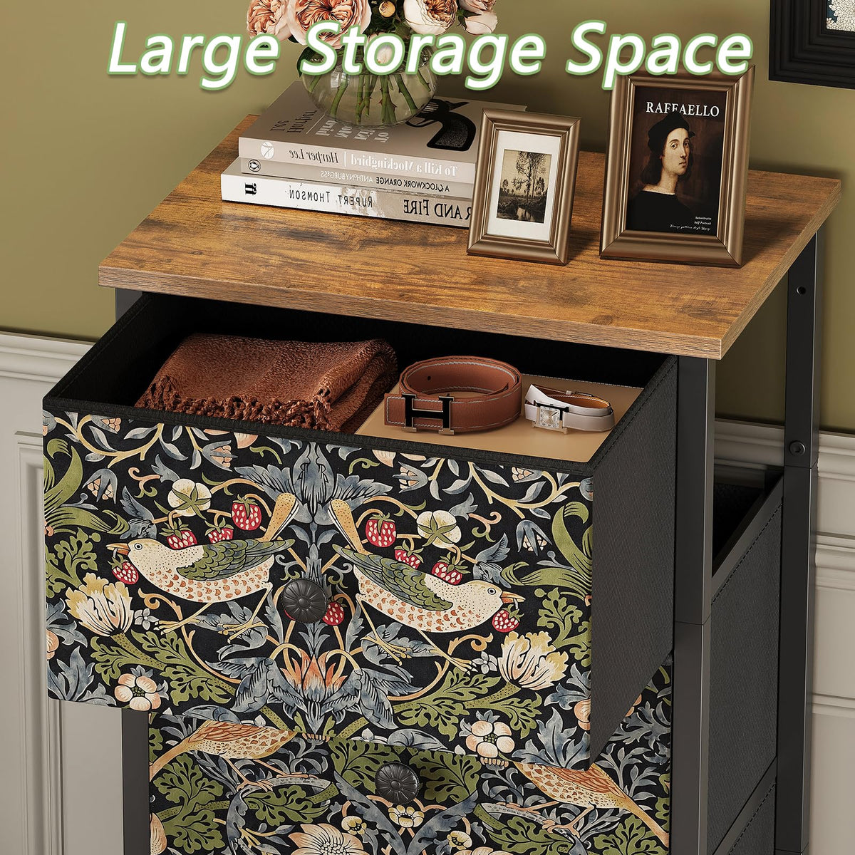 Brown 4 Drawer Dresser Q275