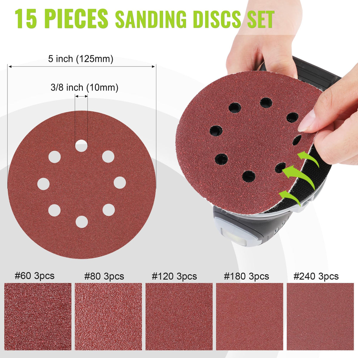5-Inch Cordless Random Orbital Sander L569